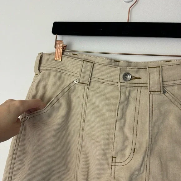 BDG Urban Outfitters Corduroy Carpenter Pants Size 30 Cream - Picture 5 of 11